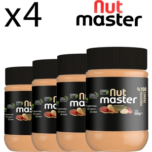 Nut Master % 100 Yer Fıstığı Ezmesi 4 x 360 gr