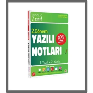 Tonguç Akademi 7. Sınıf Yazılı Notları 2. Dönem 1 ve 2. Yazılı