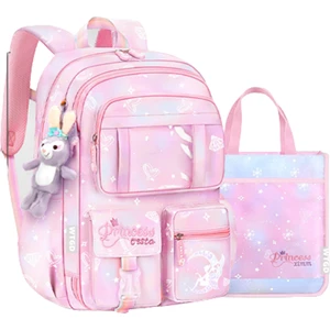 Kız Çocuk Okul Sırt Çantası 2 Parça (Yurt Dışından)