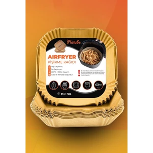 Pişirme Kağıdı 100 Adet Airfryer Yağlı Kağıt Kare