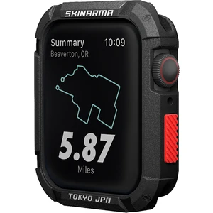 Watch 44MM Skinarma Kurono Buzlu Tasarım Sert Pc Kasa Koruyucu Siyah