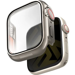 Watch 44MM Kasa ve Ekran Koruyucu Skinarma Gado Pro Dijital Taç Korumalı Gri