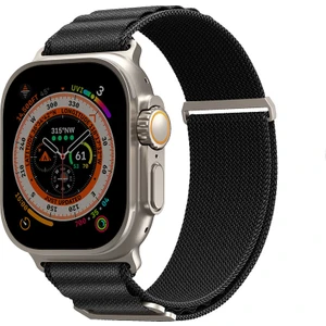 Watch 7 45MM Kordon Skinarma Kobu Hasır Strap Kayış Siyah