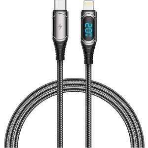 Type-C To Lightning Pd Kablo Recci RTC-P21CLPD Ghost Serisi 20W Hızlı Şarj Özellikli 1.2m