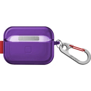 Airpods Pro 2 Uyumlu Kılıf Skinarma Şeffaf Renkli Airbagli Tasarım Saido Kılıf Mor