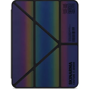 iPad Air 10.9 2022 5.nesil Kılıf Skinarma Holografik Tasarım Çıkarılabilir Magnetik Kira Kobai Kılıf