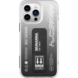 iPhone 14 Pro Max Uyumlu Kılıf Skinarma Standlı Şeffaf Tasarımlı Taihi Kobai Kapak