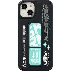 iPhone 14 Uyumlu Kılıf Skinarma Standlı Deri Görünümlü Akarui Kapak