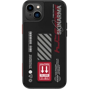 iPhone 14 Uyumlu Kılıf Skinarma Standlı Deri Görünümlü Shingoki Kapak