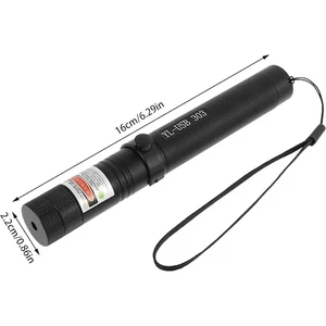 Şarjlı Uzun Menzilli Metal Kasa Yeşil Lazer Pointer 