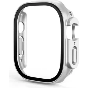 Apple Watch 8 Ultra 360 Tam Koruma (49 Mm) Pc Sert Ekran ve Kasa Koruyucu Kılıf Yüksek Kalite
