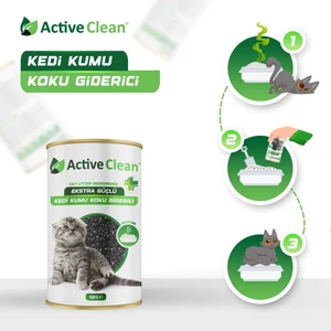 Active Clean Plus Kedi Kumu Koku Giderici 420 gr 2'li Set
