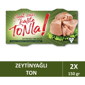 Fiyat Cüz'I Kalite Tonla Kalite Tonla Zeytin Yağlı Ton Balığı 2x150 gr