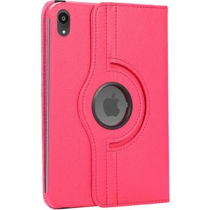 Apple iPad Mini 6.nesil 2021 (A2567-A2568) ile Uyumlu 360° Dönebilen Standlı Tablet Kılıfı