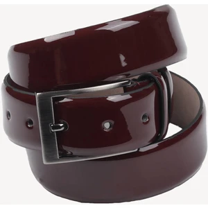 Erkek Bordo Rugan Klasik Rugan Deri Kemer