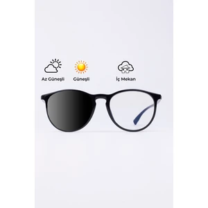 Focus On Erica Black Mavi Işık Filtreli Fotokromik Ekran Gözlüğü