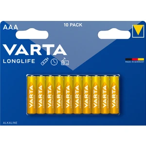 VARTA Longlife AAA Alkalin kalem pil 10'lu paket