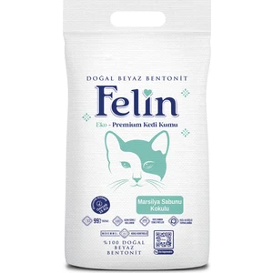 Marsilya Sabunu Kokulu Topaklanan İnce Taneli Kedi Kumu 15 kg