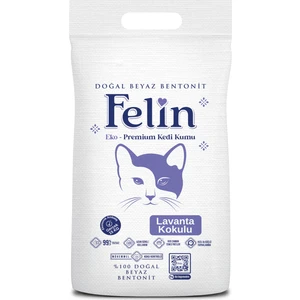 Lavanta Kokulu Topaklanan İnce Taneli Kedi Kumu 15 kg