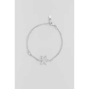 So CHIC Şans Çiçeği 18 Ayar 20 cm Gümüş Bileklik