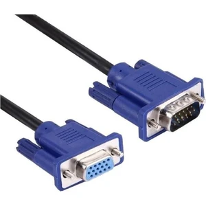 Temiz Pazar 1.5m VGA To VGA Monitör Ekran Uzatma Ekleme Kablosu 15 Pin Dişi Erkek