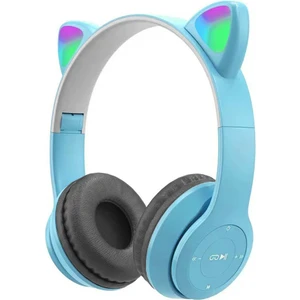 Psl P47M Cat Ear Kedi Kulaklı Kulak Üstü Kablosuz Bluetooth Kulaklık
