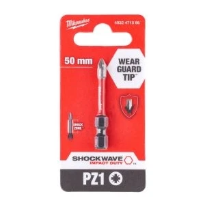 Bits Uç PZ1X50MM (1'li Pk.) Shockwave Cr-Mo 4932471566