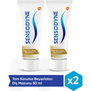 Tam Koruma Beyazlatıcı Diş Macunu 50 ML 2'li Set