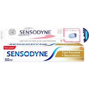 Tam Koruma 50 ml Diş Macunu+ Sensodyne Diş Eti Bakımı Diş Fırçası