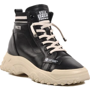 23K310-20 Siyah Bağcıklı Kadın Sneaker Bot