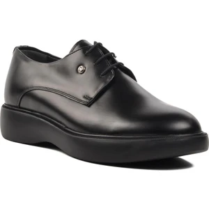 Pierre Cardin 70914 Siyah  Deri Erkek Günlük Ayakkabı