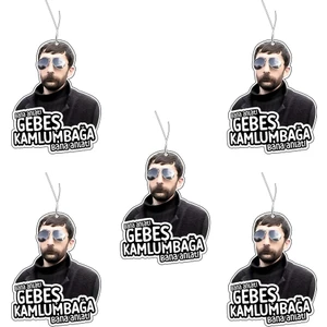 Jet Hızında Jethızında 5'li Set Bana Anlat Gebeş Kaplumbağa Tasarımlı Dekoratif Oto Kokusu
