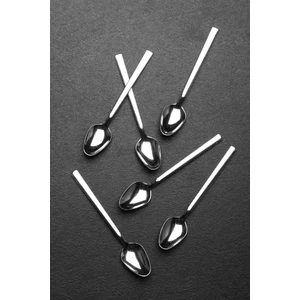 6 Parça 6 Kişilik Natural Düz Çay Kaşığı