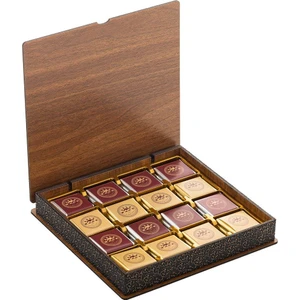 Madlen Çikolata Sargılı  Çikolata Ahşap Kutu 500 gr