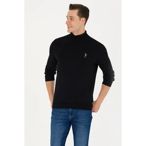 U.S. Polo Assn. Erkek Siyah Triko Kazak 50269007-VR046