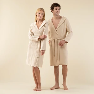Armin Unisex Bornoz Bej