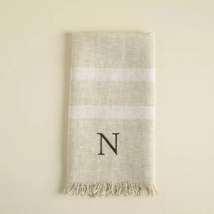 Monogram Mutfak Havlusu Bej