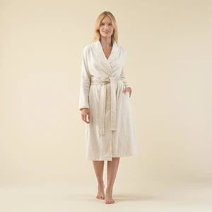 Castus Kadın Bornoz Natural