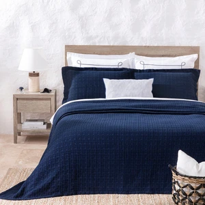 Pearl Yatak Örtüsü Set 280X250 cm Marin Mavi