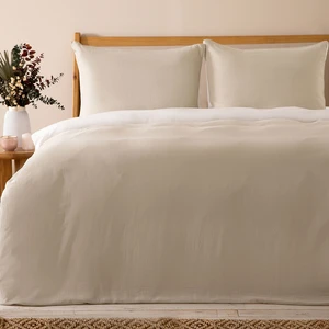 Anita Ekstra Çift Kişilik Nevresim Seti 230X220 cm Ekru/adacayı