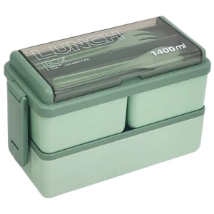 Puffs Shop Japon Çift Katmanlı Plastik Öğle Yemeği Kutusu (Yurt Dışından)