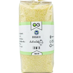 OG natural Ek Gıda Organik İrmik 350 gr 6 Aydan Büyük Bebekler İçin Besleyici Tahıllı