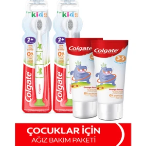 3-5 Yaş Florürsüz Çocuk Diş Macunu 60 Ml, 2+Yaş Ekstra Yumuşak Çocuk Diş Fırçası 1+1