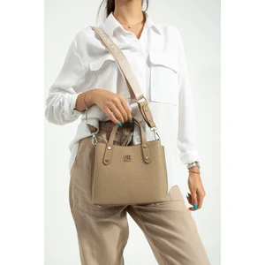 Just Polo Vizon Kolon Askı Mini Boy 4 Bölmeli Kadın El ve Omuz Çantası 24X24CM JPT3922