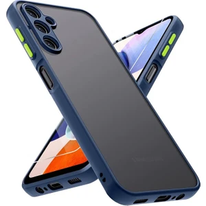 Galaxy A14 Kılıf 3D Kamera Korumalı Parmak Izi Leke Yapmaz Arkası Mat Kenarları Renkli Smoky Case