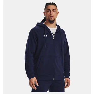 Under Armour Erkek UA Rival Fleece Tam Boy Fermuarlı Kapüşonlu Üst 1379767-410