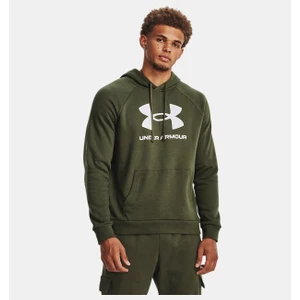 Under Armour Erkek UA Rival Fleece Logo Kapüşonlu Üst 1379758-390