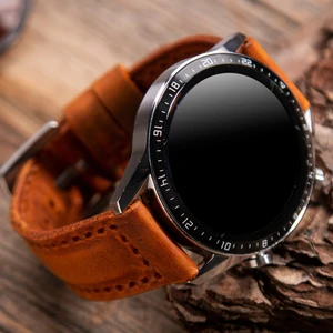 Huawei  Watch Gt2 E Gt2e Gt2pro Gt3 Pro Gt3pro Se 2e EliteGT5 / GT4 Gt 2 3 4 5 Pro 46mm Uyumlu Deri Kordon Huawei Watch 4 Pro Ultimate Deri Kordon Kayış 46 22mm