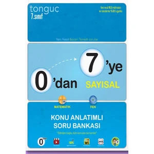 Tonguç Akademi 0'dan 7'ye Sayısal Konu Anlatımlı Soru Bankası