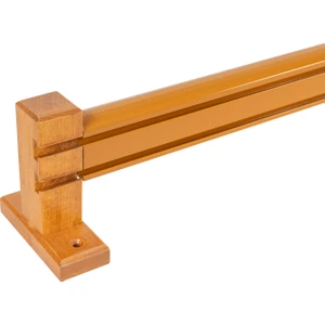 Ahşap Başlıklı Alüminyum Dekoratif Ray Meşe 100 cm